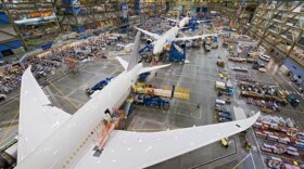A view from inside a Boeing factory 