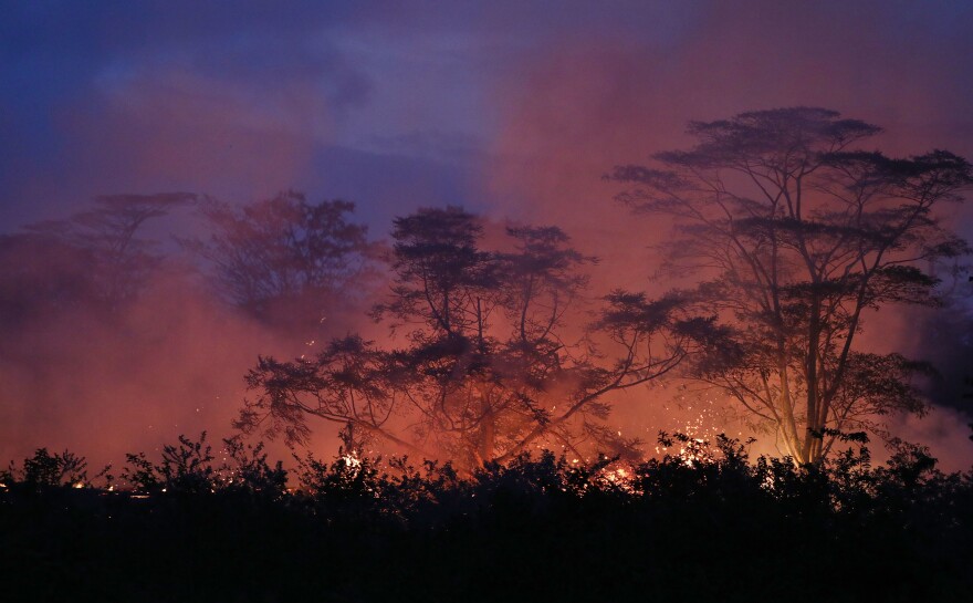 It's been a challenge for Tama to document how beautifully terrifying lava flows can be.