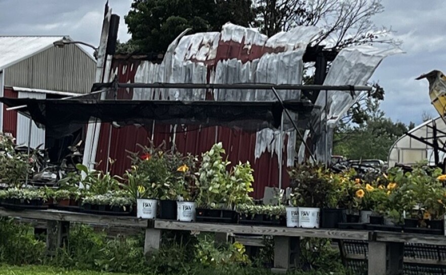 A fire on July 22, 2026, destroyed the Bauman's farm market building off Five Mile Line Road in Penfield.
