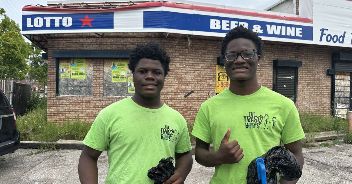 Meet the Cleveland brothers who are cleaning their communities one street at a time