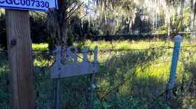 This is the site of The Arc of Alachua County's future group home for people with Prader-Willi Syndrome, a genetic disorder that causes a person to eat uncontrollably. Officials recently broke ground for the facility, which is slated to open between August and October of this year. (Alexandra Go/WUFT News)