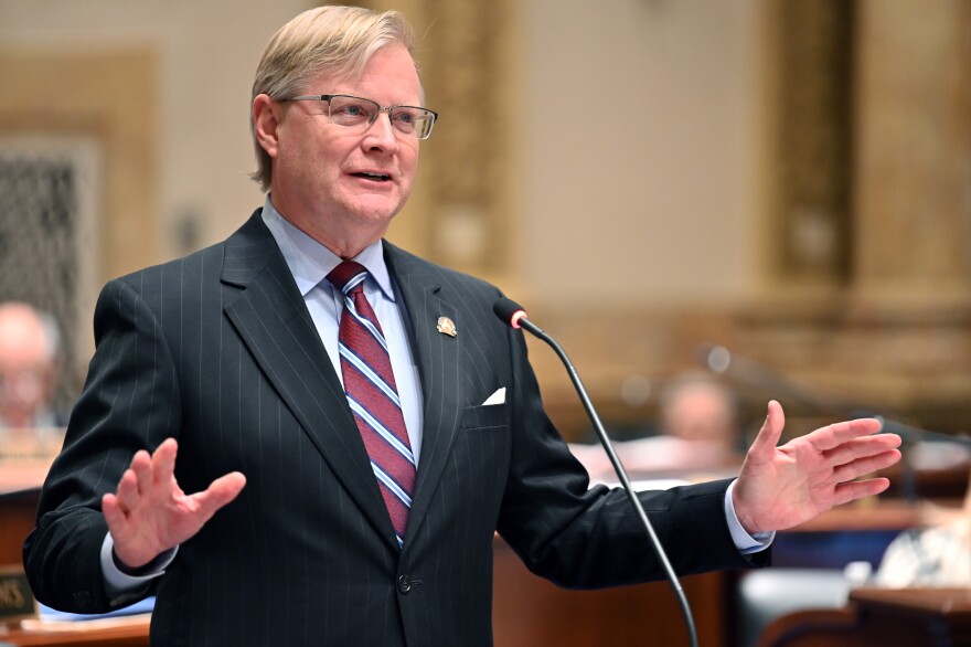 FRANKFORT, March 16 -- Senate Majority Floor Leader Damon Thayer, R-Georgetown, comments on Senate Bill 47, an act relating to medicinal cannabis.