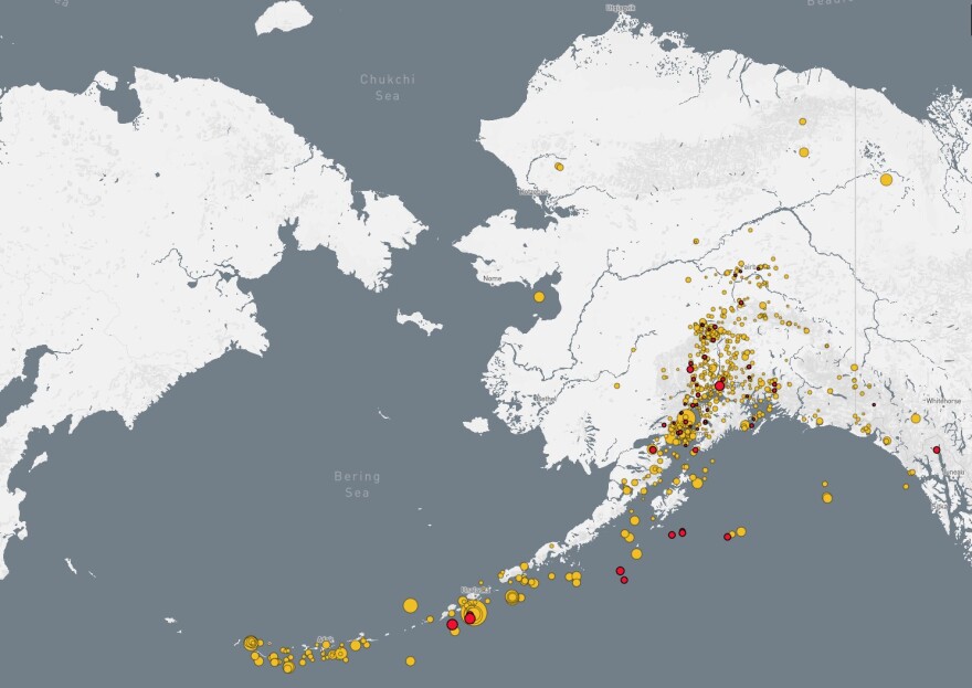 Research geologist says recent uptick in Aleutian earthquakes no cause for concern, but useful reminder to prepare | KUCB