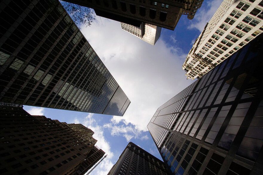 Wall Street skyscrapers