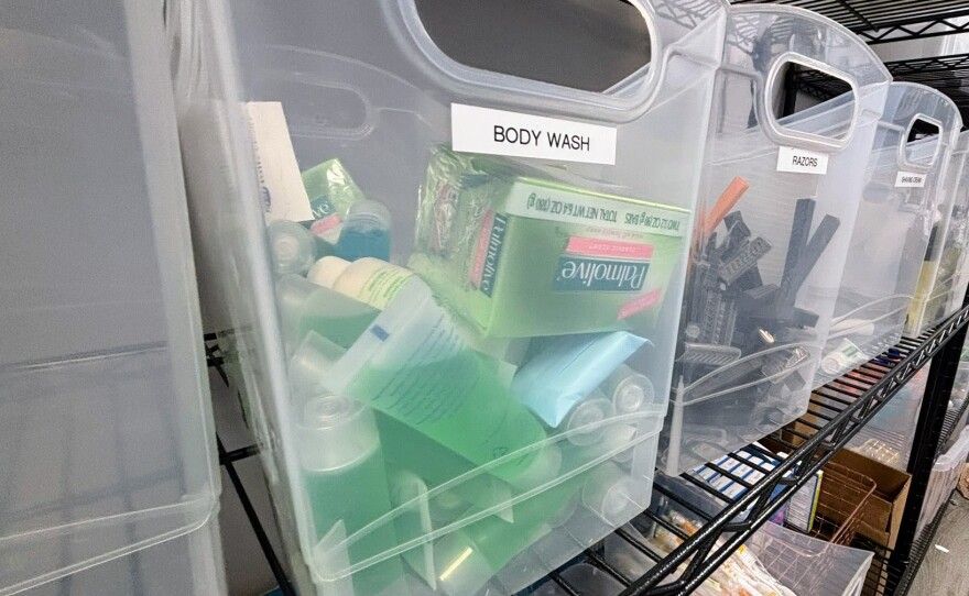 Youth can get free hygiene supplies at Waypoint's Manchester drop-in center.