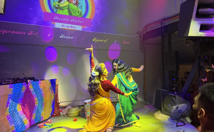 Masala Mahal performs "Dola Re Dola" at the Dhoom Pride in San Francisco, June 2026.