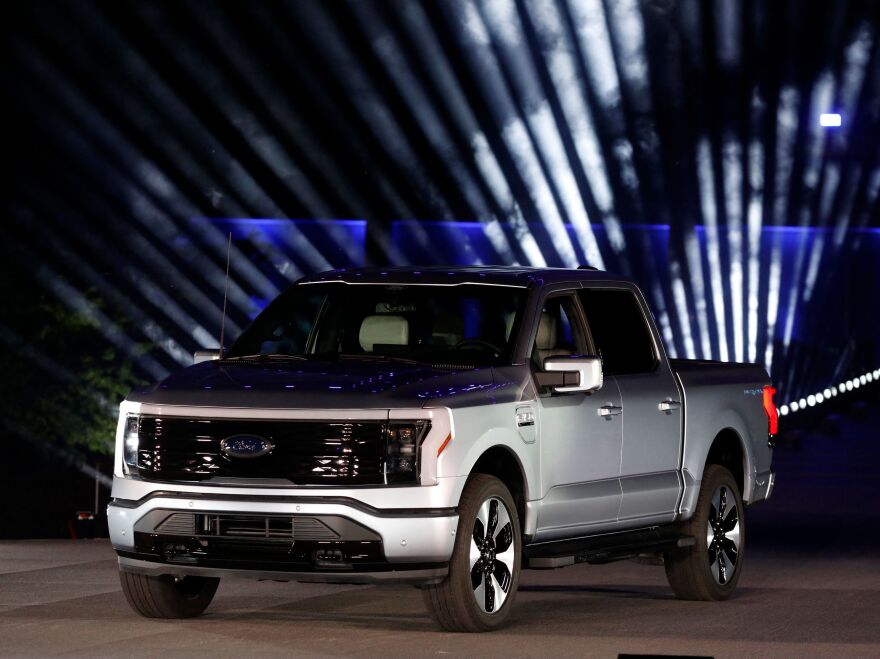 Ford unveiled its new electric F-150 Lightning outside of their headquarters in Dearborn, Michigan, on May 19. Ford, like other legacy auto makers, plans to sell electric versions of many of their popular models.