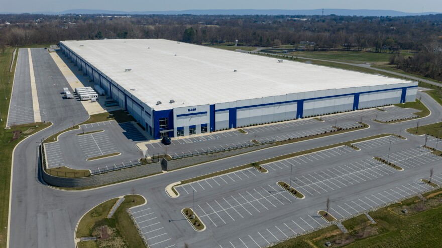 A proposed ICE detention center in a small community in western Maryland known as a destination for weekend bicyclists and Civil War history buffs in Williamsport, Md., Thursday, March 26, 2026.