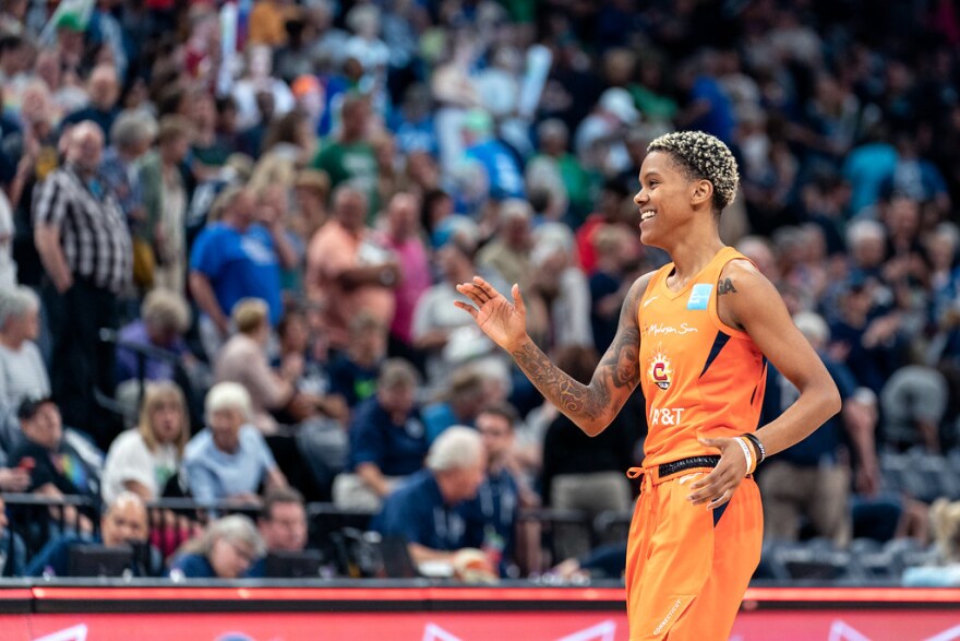 Courtney Williams of the Connecticut Sun.