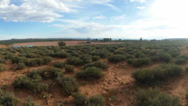 Modern well-pad near Canyonlands National Park, Eye in the Sky District (summer of 2016).