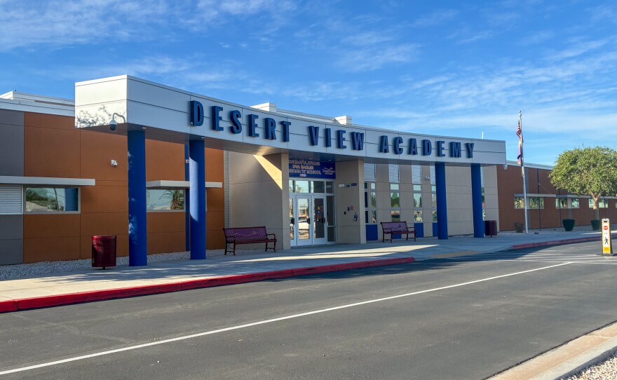 Desert View Academy sits by the intersection of 16th Street and Avenue C in Yuma.