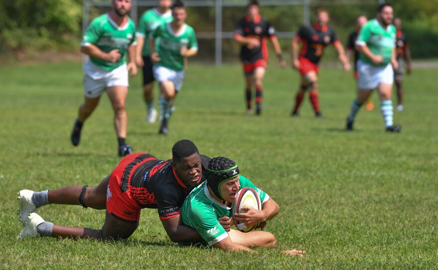 Amazing Vheriwa takes down a player from Jersey.