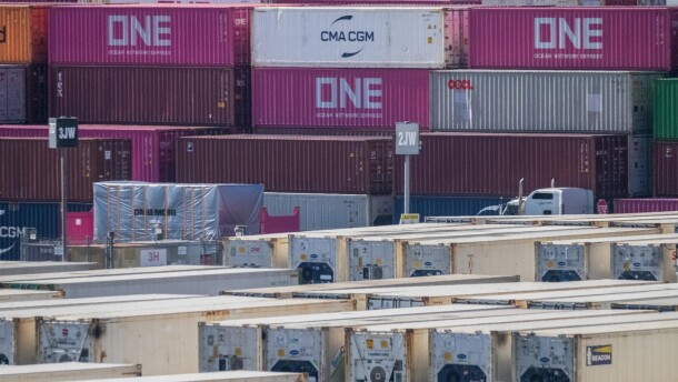 Yusen Terminals at the Port of Los Angeles in San Pedro on Feb. 11, 2025.