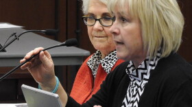 (Trent Nelson | The Salt Lake Tribune) Former Cache County employee Terryl Warner (right), speaks to the House Transportation Committee in 2018. Warner was charged earlier this week for alleged communications fraud.