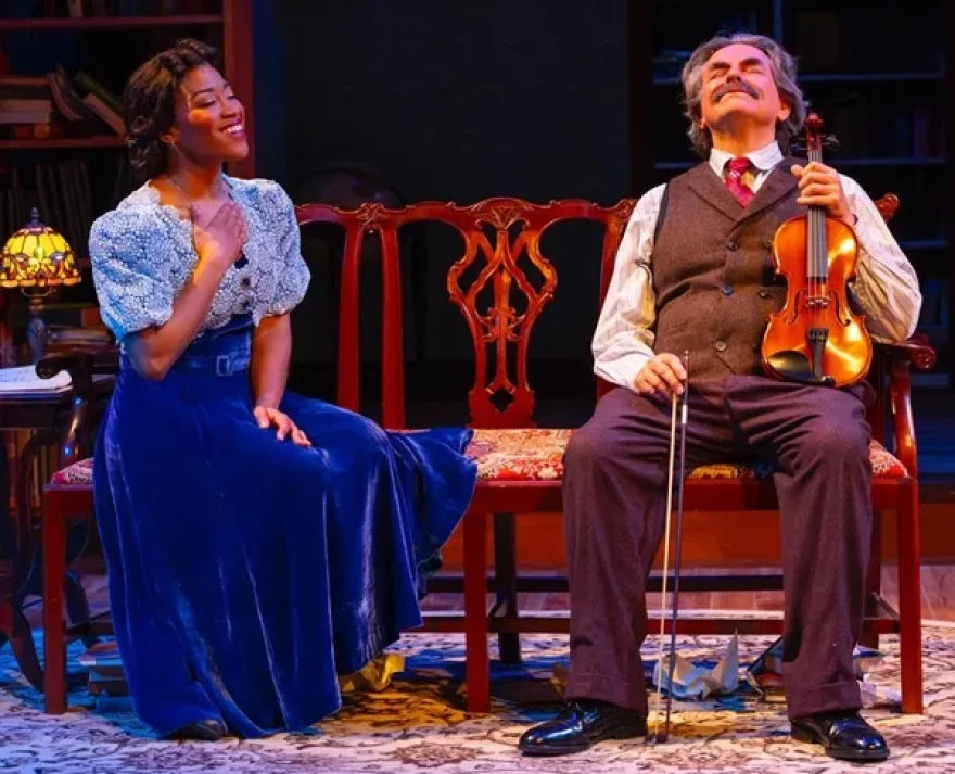 Rashidra Scott and Anthony Cochrane in GSP's production of My Lord, What a Night