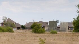  A natural gas well in a North Texas neighborhood.