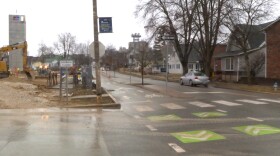 The bike lane will be closed between North Grant Street and North Dunn Street.