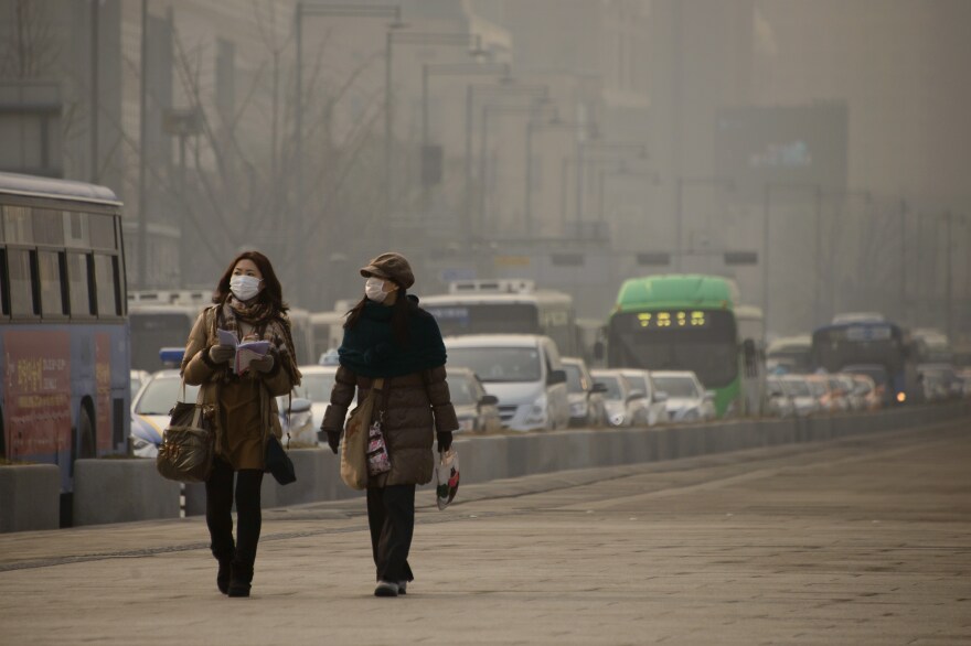 South Korea has the worst air pollution among the developed nations in the the Organization for Economic Cooperation and Development (OECD).