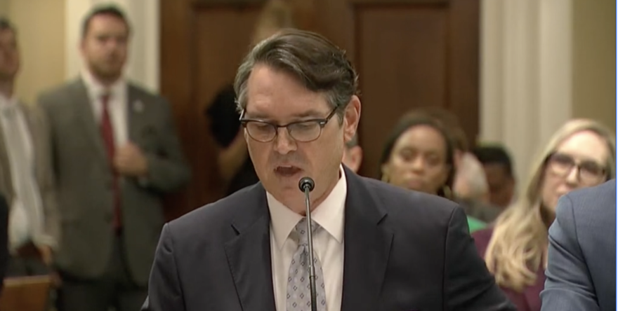 Screenshot of Florida Secretary of State Cord Byrd in U.S. House Administration Committee on Sept. 11, 2024.