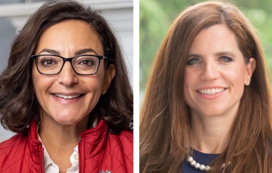 Katie Arrington (left) tries to unseat Nancy Mace (right) in South Carolina's 1st Congressional District