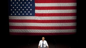 President Obama speaks at the Fox Theater in Oakland, Calif., on Monday.