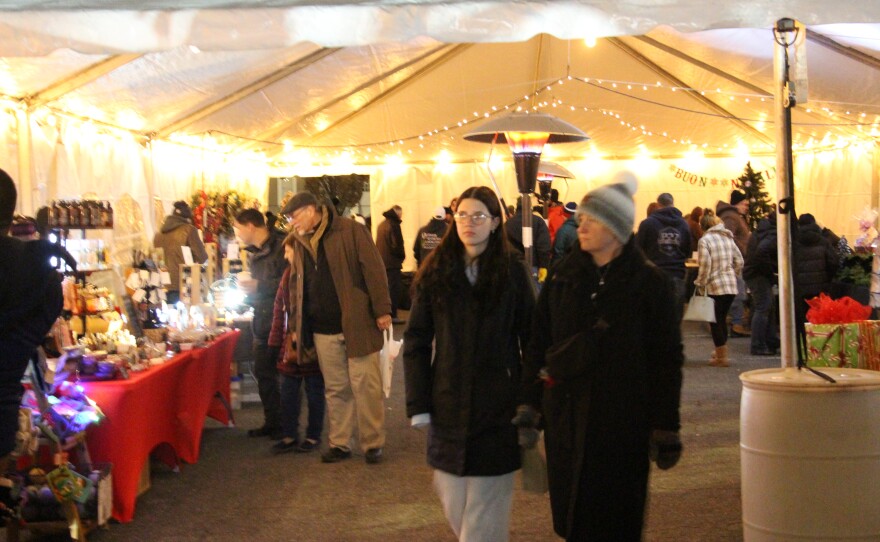 The First, 2025 Italian Christmas Market in Springfield's South End.