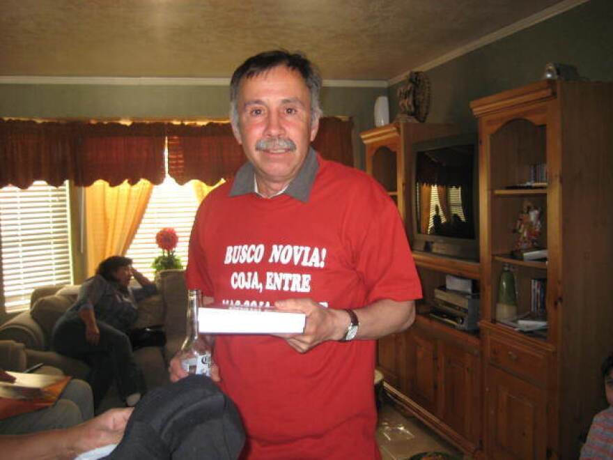 Gerardo Arche-Felix celebrates his birthday in 2008 at a relative's home in Utah.