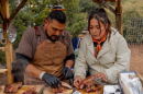 Esaul, left, and Grecia Ramos won first place in Food Network's inaugural "Pitmasters" competition.