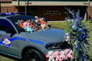 Trooper Phillips' cruiser is parked in front of the Post 3 in Bowling Green where the three-year KSP veteran was assigned.