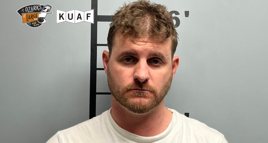 Booking photo of state Rep. Austin McCollum on Saturday, August 1, 2026.