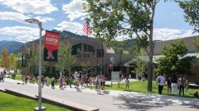 Aspen Elementary School students leave school during the second week of the 2025-2026 academic year. AES had the lowest rate of chronic absenteeism among schools in the Aspen School District during the 2024-2025 academic year.