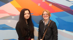 Melanie Lara-Valladolid (left) and Dykota Williamson