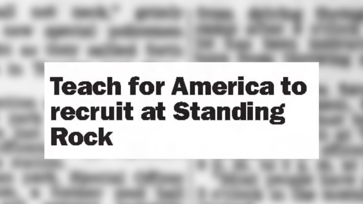 Teach for American announces agreement to recruit tribal members to teach at reservation schools | SD History - Vimarsana News