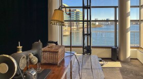 Staging for The Long Wharf Theater’s production of Arthur Miler's “A View from the Bridge” are readied in New Haven's Canal Dock Boathouse. The play open's February 10.
