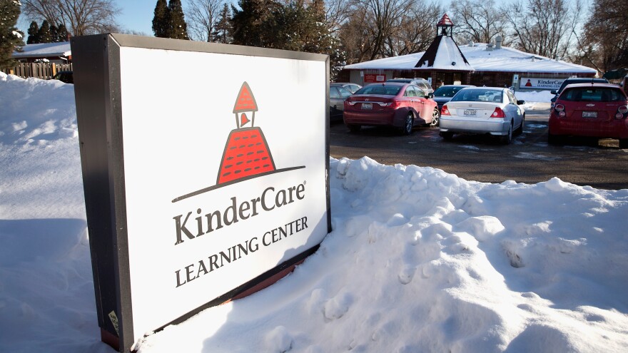 The KinderCare Learning Center in Palatine, Ill., where five infants have been diagnosed with measles. Officials are trying to track down the source of the infection.