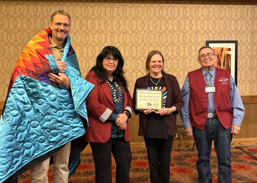Steven Rokusek Honored with Outstanding Contribution Awards at Lakota Nations Education Conference