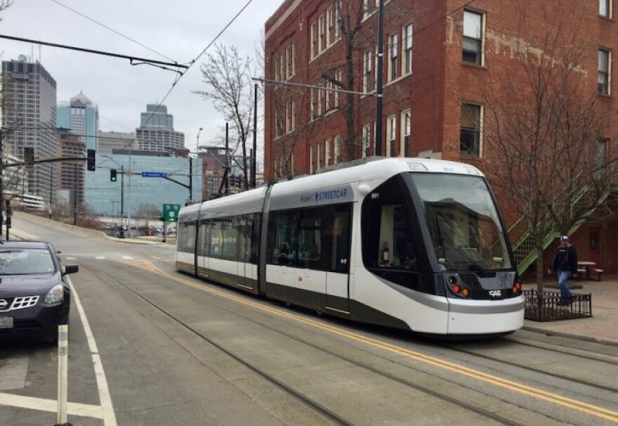 Ridership on Kansas City's downtown streetcar was up 2.6 percent in 2018.