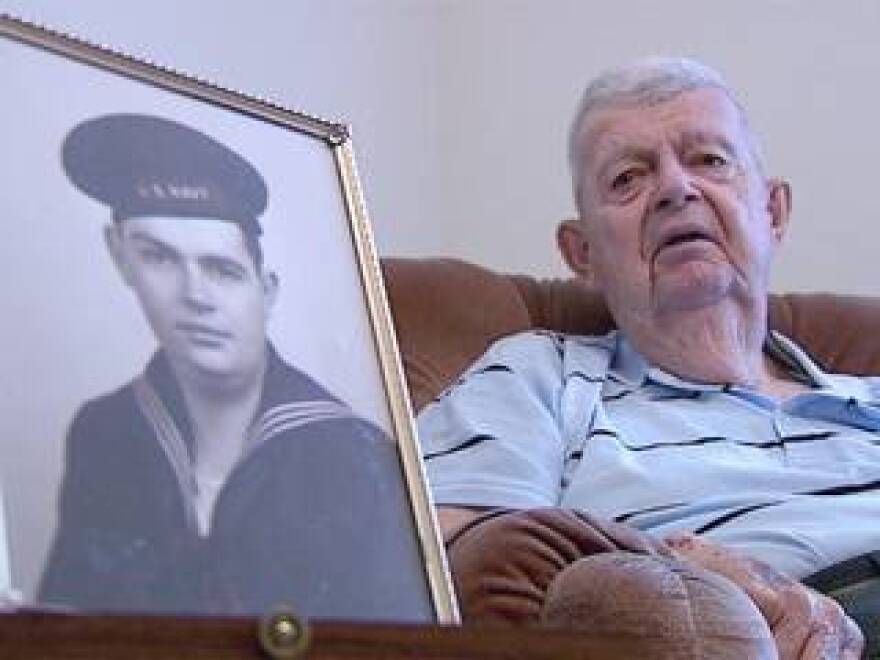 Jimmy O'Donnell survived the sinking of the USS Indianapolis during World War II and later became a firefighter in Indianapolis.