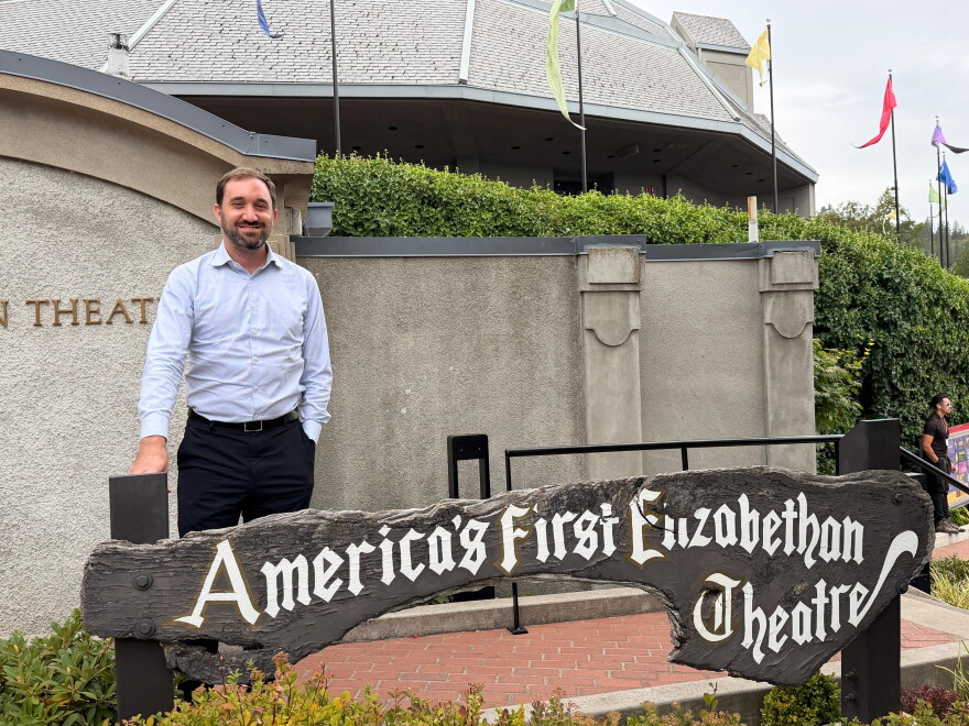 British Deputy Consul General Peter Newman visited Ashland on Sept 1-2, 2026 and experienced the Oregon Shakespeare Festival.