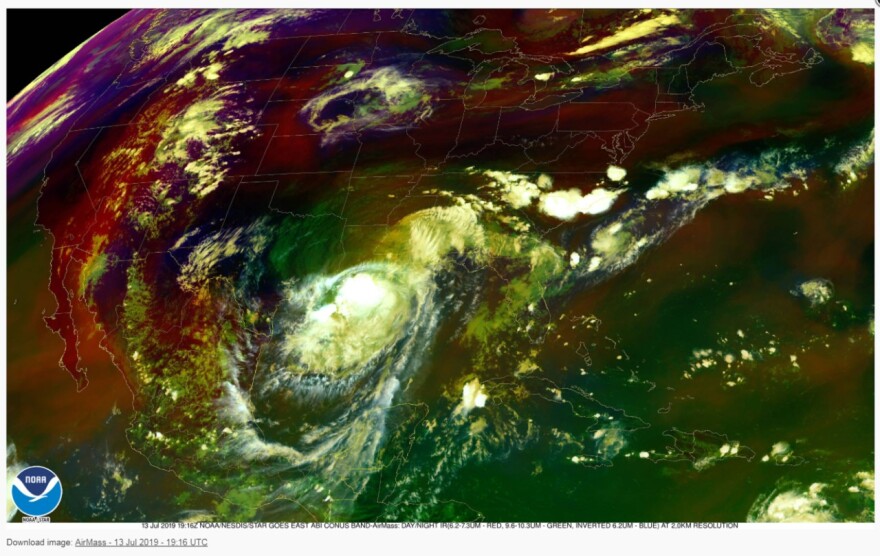 Tropical Storm Barry made landfall in Louisiana on Saturday morning, July 13, 2019 and was briefly upgraded to a hurricane but lost strength and downgraded back to Tropical Storm status.