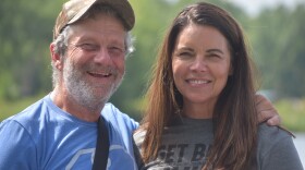 Dwayne Atherton, left, and Patty Atherton are redeveloping their Spring Bay lake property into Camp Dallas, a natural oasis for mental health wellness for young people. It's named for their son Dallas, who died by suicide in 2007.