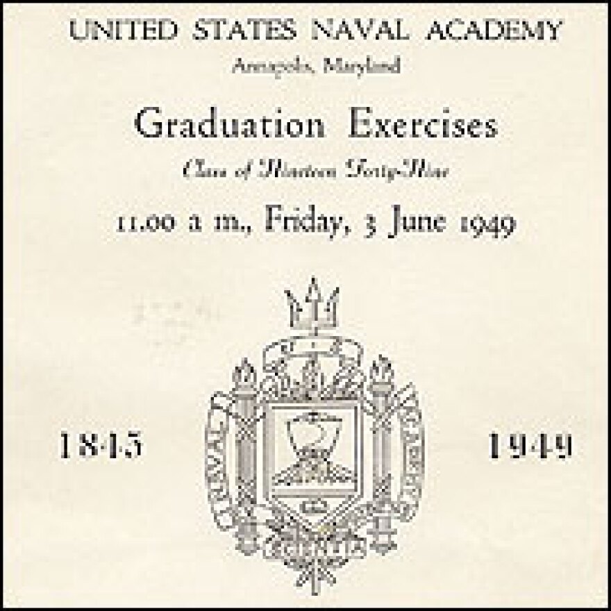 Program cover for Brown's commencement ceremony shows it took more than a century for the first black to graduate from Annapolis.