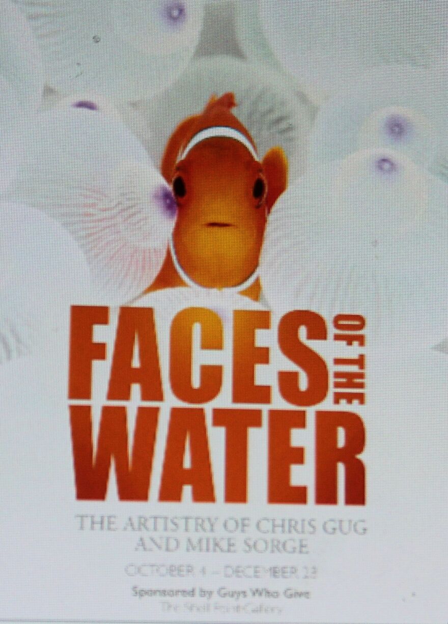 'Faces of the Water' poster is part of 'Poster Power' exhibition.