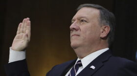 CIA Director-designate Rep. Michael Pompeo, R-Kan. is sworn in on Capitol Hill in Washington, Thursday, Jan. 1, 2017, prior to testifying at his confirmation hearing before the Senate Intelligence Committee. (Manuel Balce Ceneta/AP)