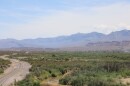 A view of the Rio Grande in May 2026 in southern Presidio County, Texas, where the Trump administration is seeking to build a 30-foot tall steel border wall.