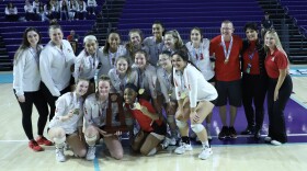 Santa Fe High School's volleyball team had not won a state title until 2021. (Trey Johnson/WUFT News)