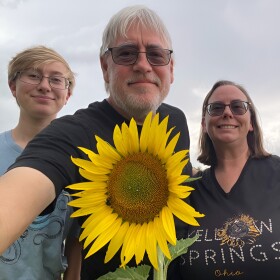Eddie (left), Eric, and Jackie Clark.