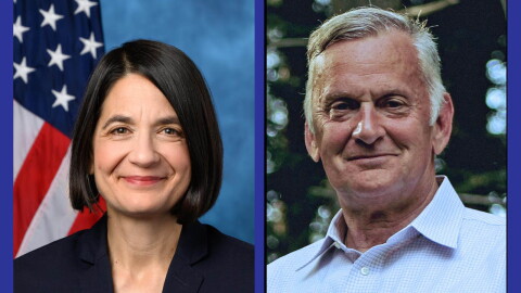 Democrat Becca Balint (left) and Republican Gerald Malloy