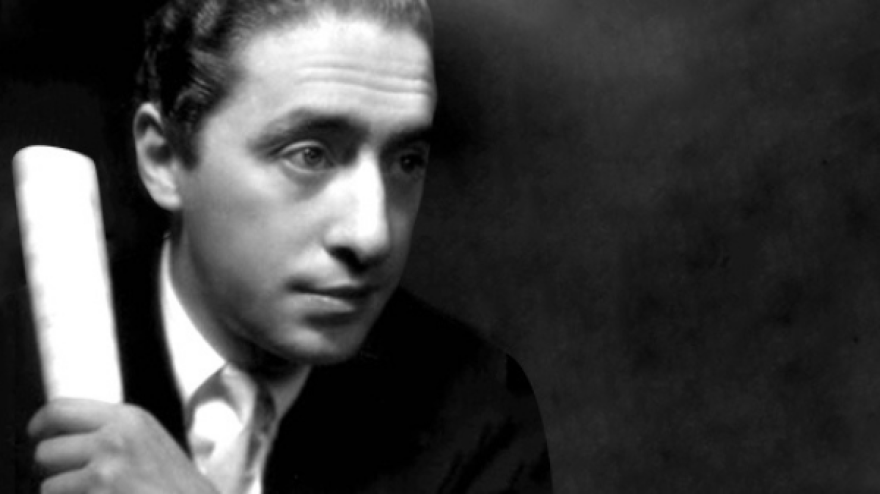 An early-career portrait of songwriter Harold Arlen.