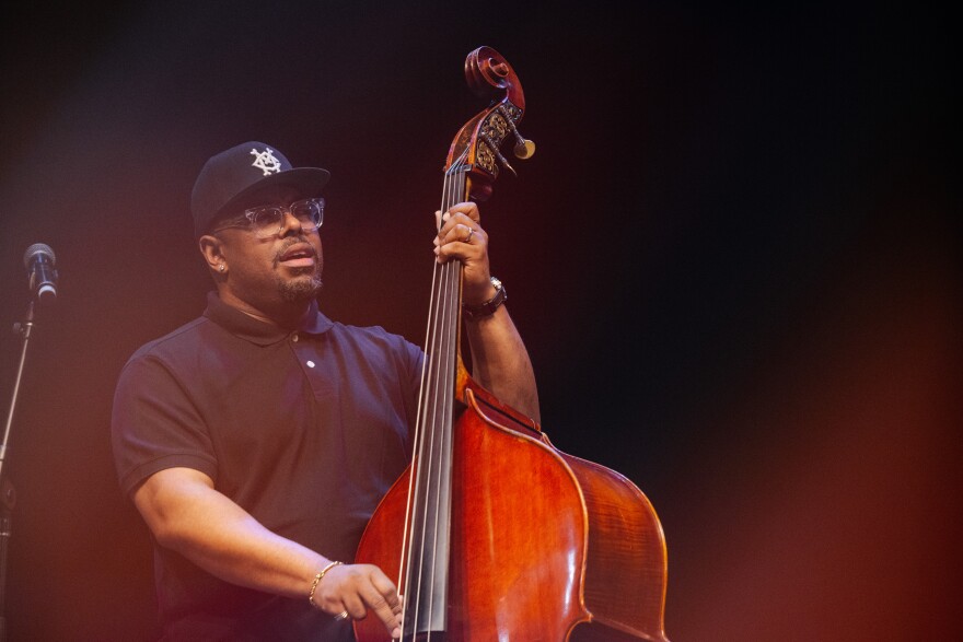 Christian McBride performing with the New Jawn at the 2023 Big Ears Festival.